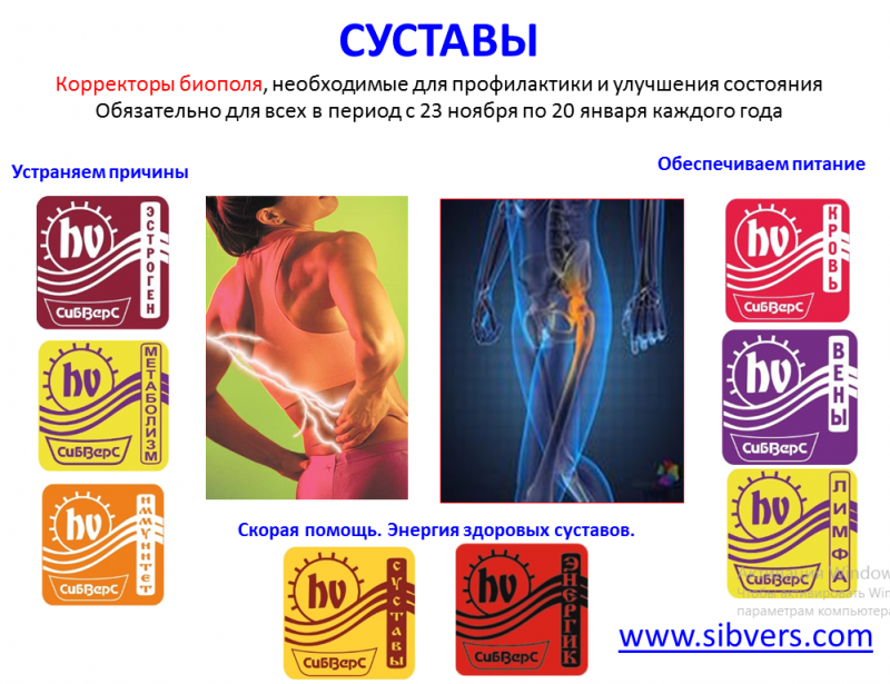 Скорая помощь. Энергия здоровых суставов.